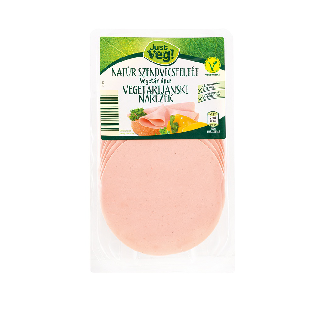 Roksh HU adatminta: MYVAY Vegetáriánus natúr szendvicsfeltét, 125 g