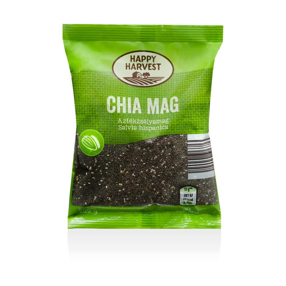 Roksh HU adatminta: HAPPY HARVEST Chia mag, 200 g