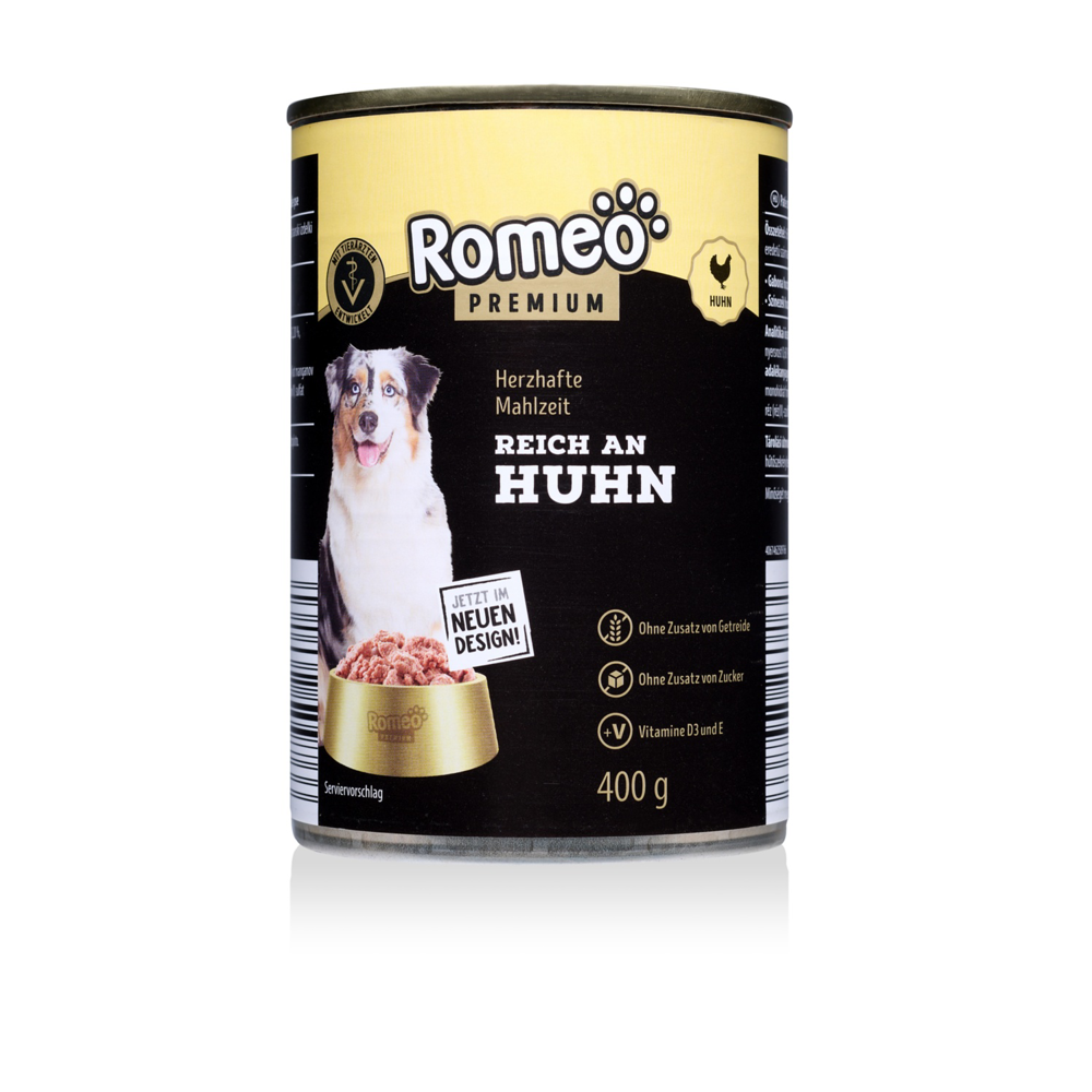 Roksh HU adatminta: ROMEO Kutyaeledel csirke, 400 g