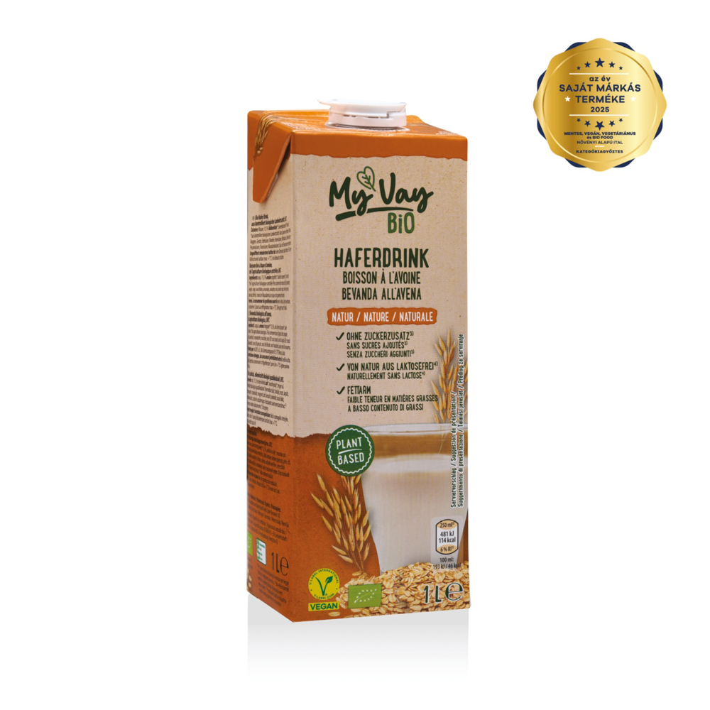 Roksh HU adatminta: MYVAY Bio natúr zabital, 1 liter